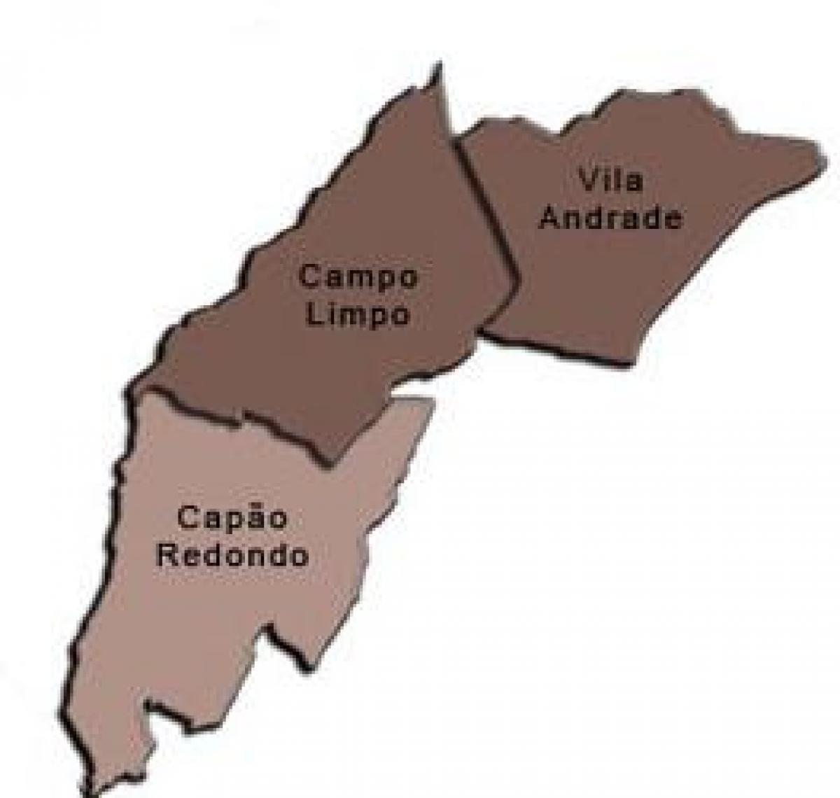Térkép Campo Limpo al-prefektúrában