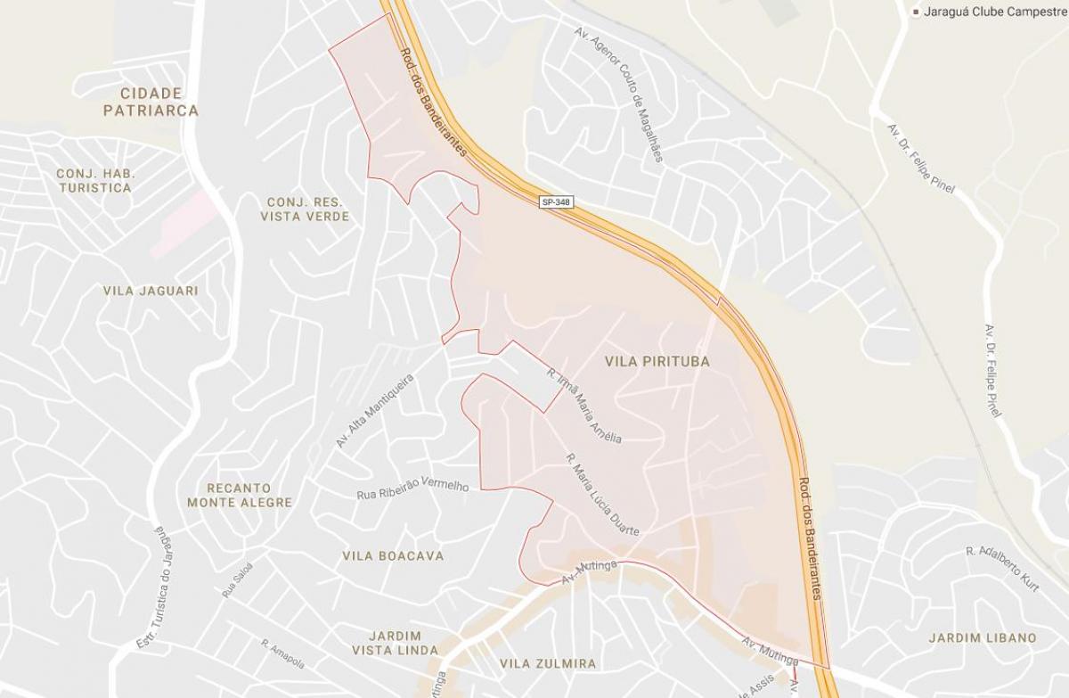 Térkép Pirituba São Paulo