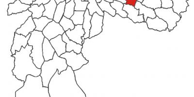 Térkép Aricanduva kerület