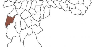 Térkép Capão Redondo kerület