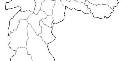 Térkép zóna Noroeste São Paulo