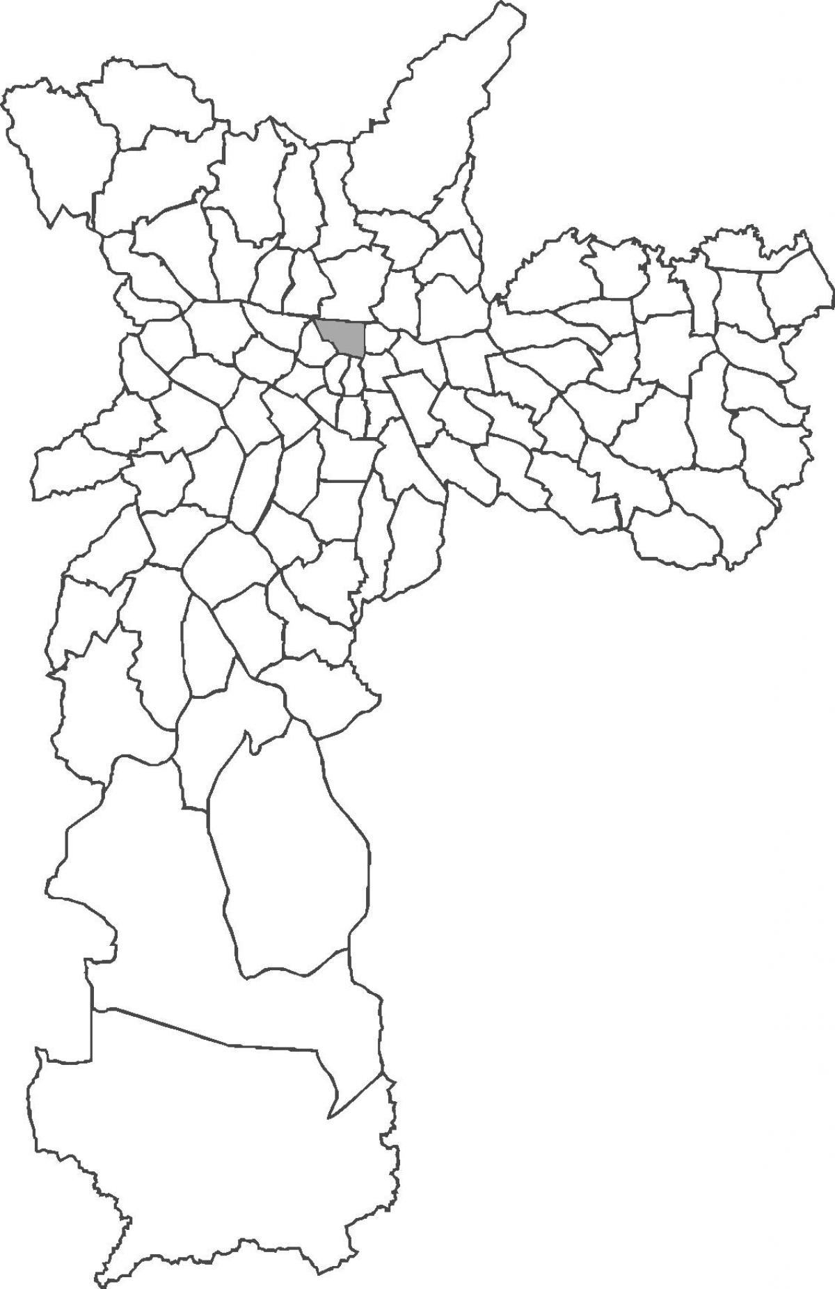 Térkép Bom Retiro kerület