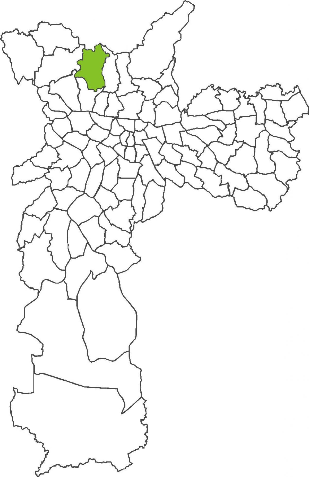 Térkép Brasilândia kerület