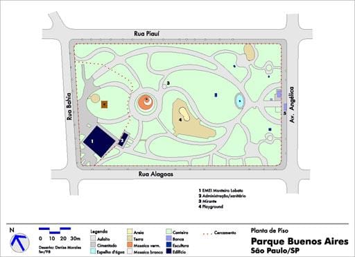 Térkép Buenos Aires São Paulo park