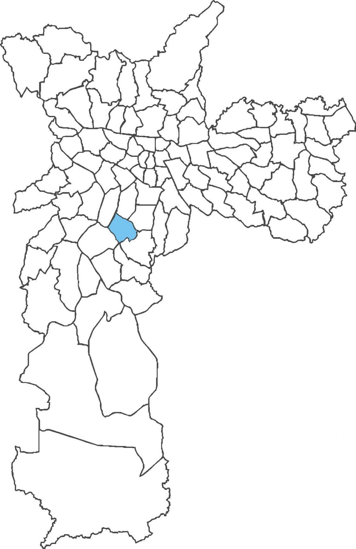Térkép Campo Belo kerület