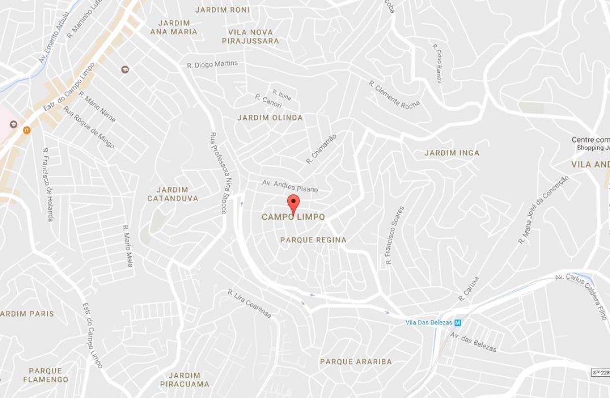 Térkép Campo Limpo São Paulo