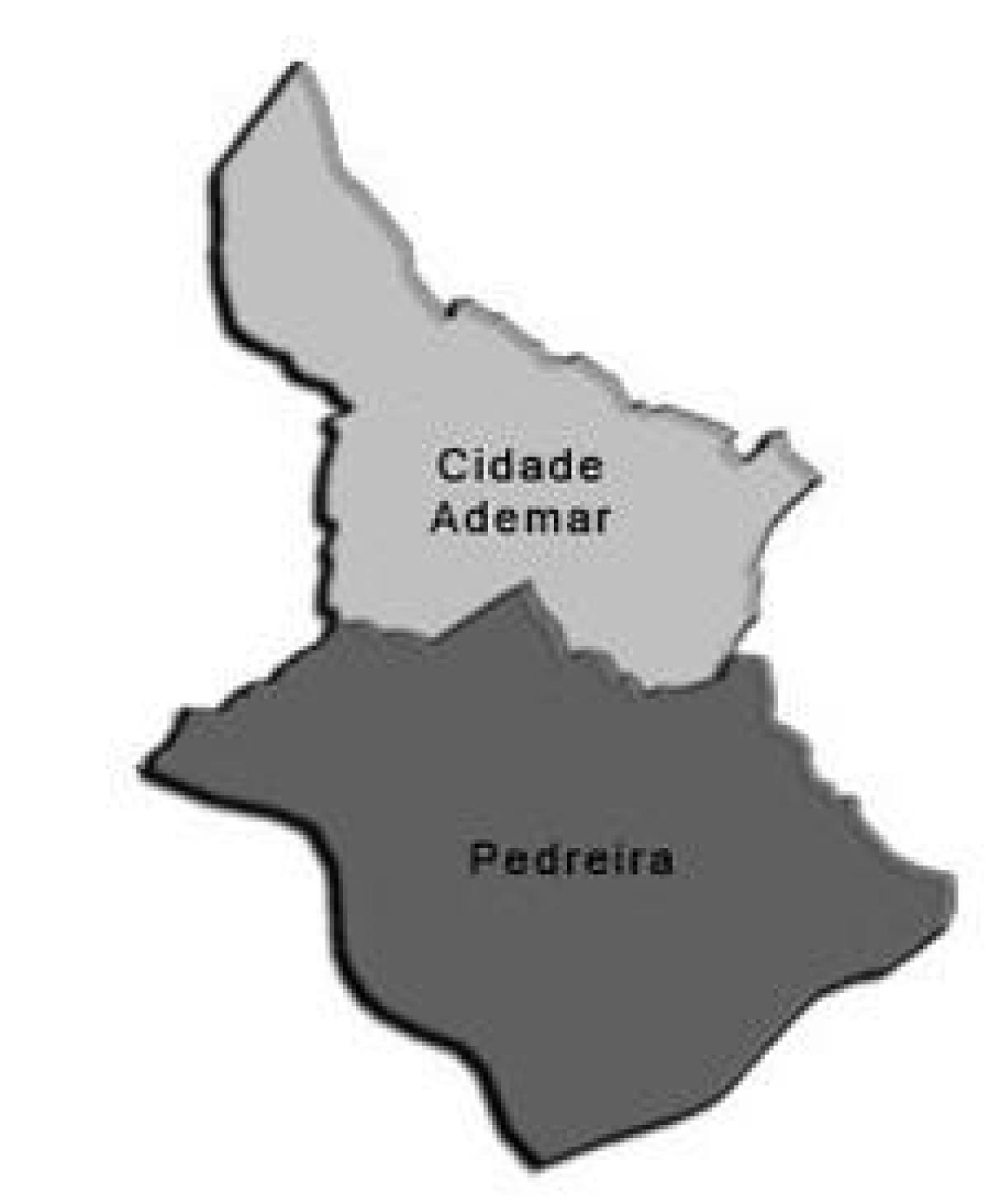 Térkép Cidade Ademar al-prefektúrában