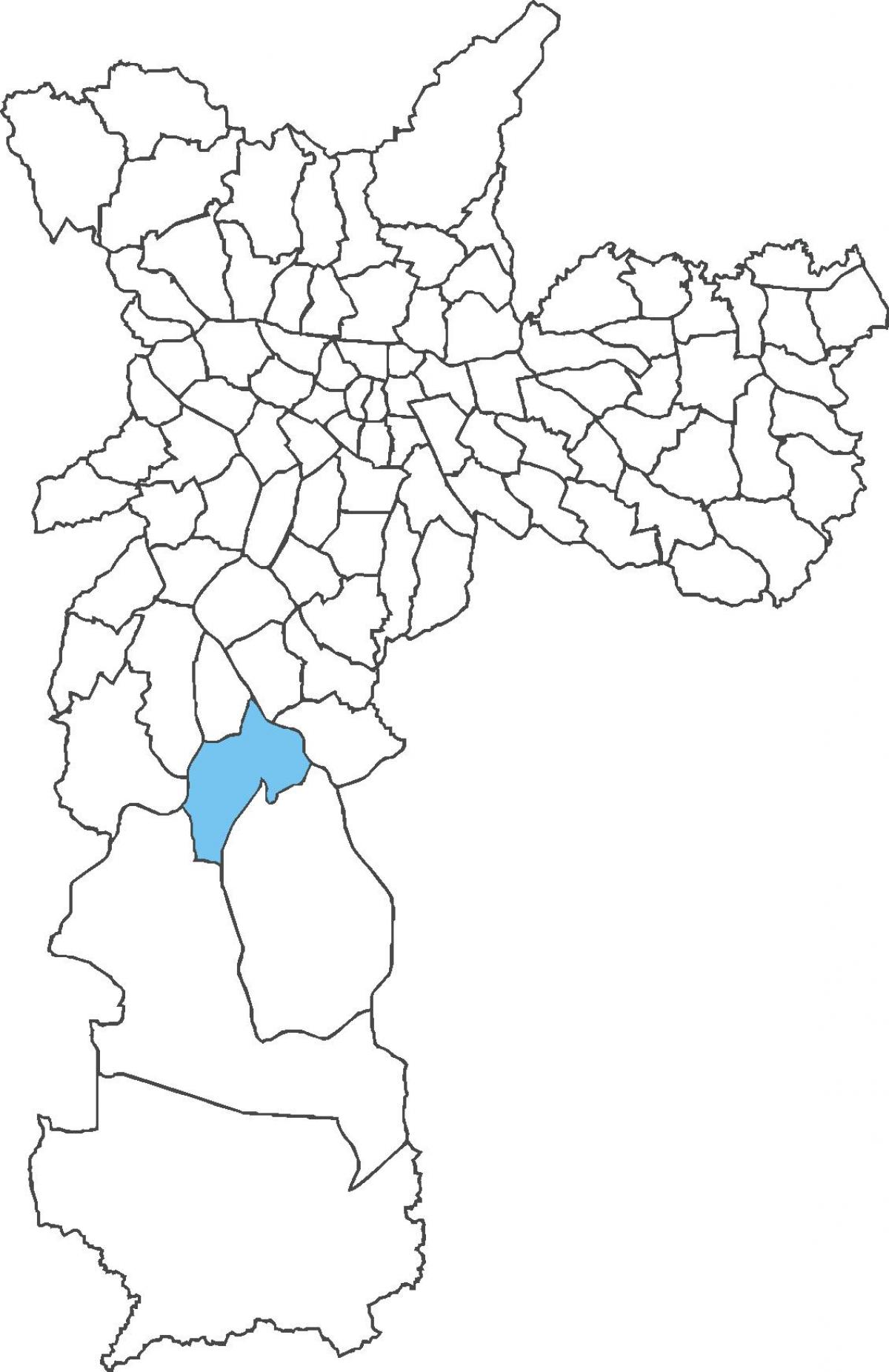 Térkép Cidade Dutra kerület