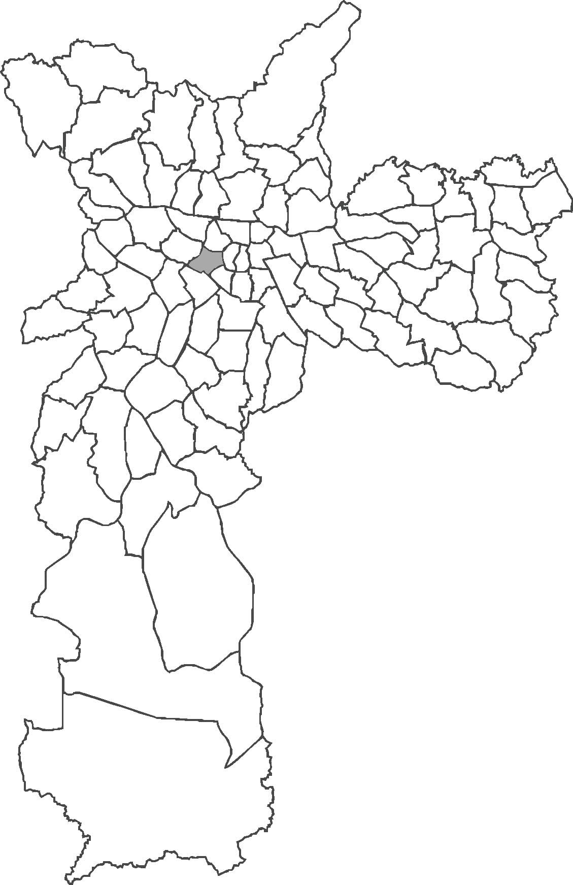 Térkép Consolação kerület