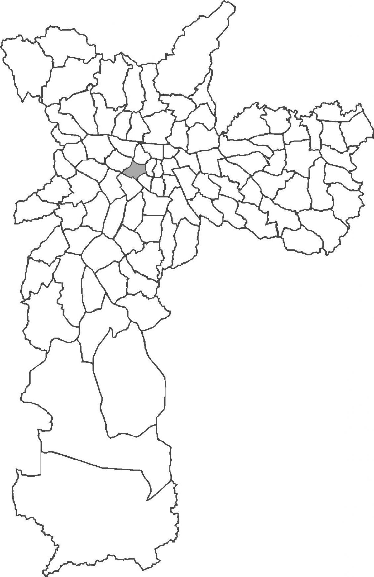 Térkép Consolação kerület