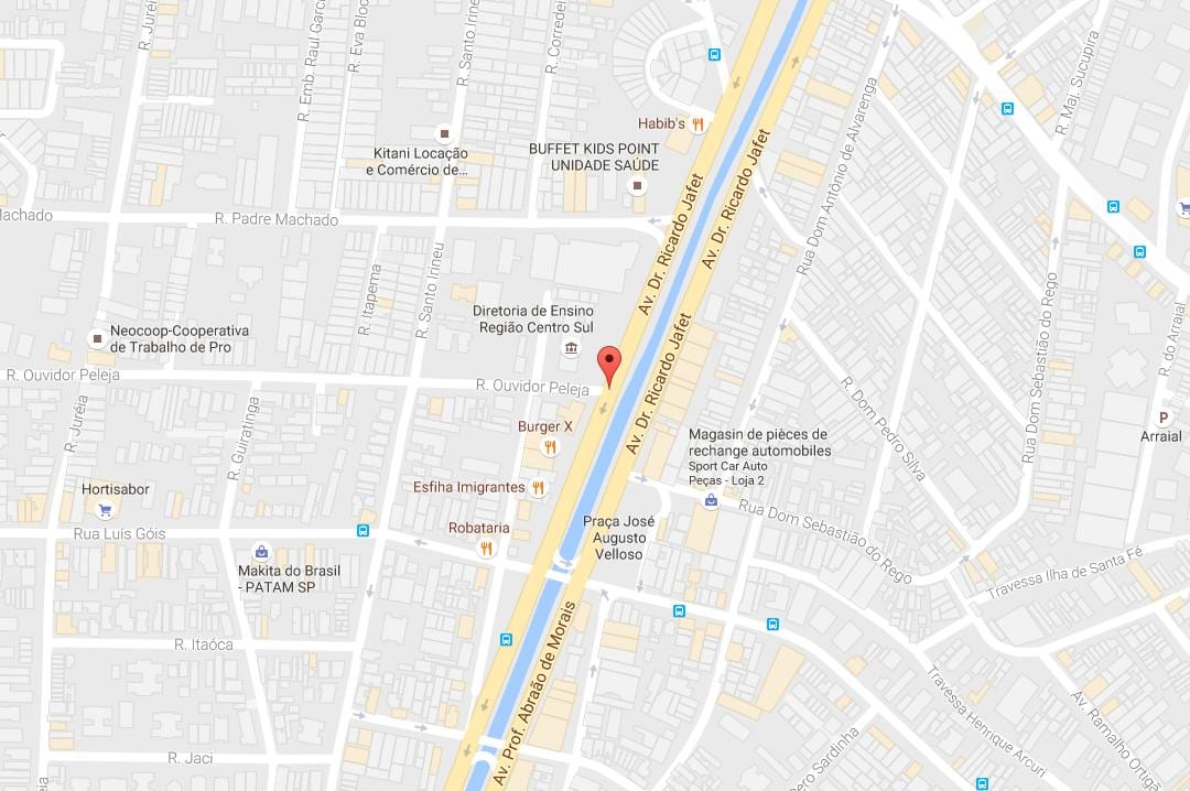 Térkép Cursino São Paulo