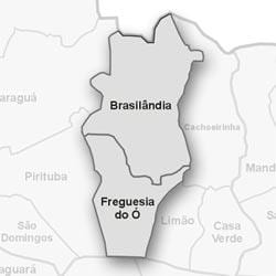 Térkép Freguesia tenni Ó al-prefektúrában