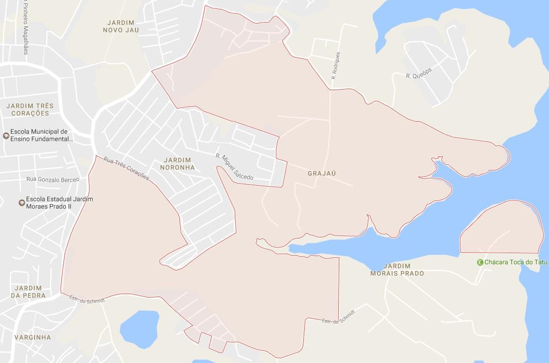 Térkép Grajaú São Paulo