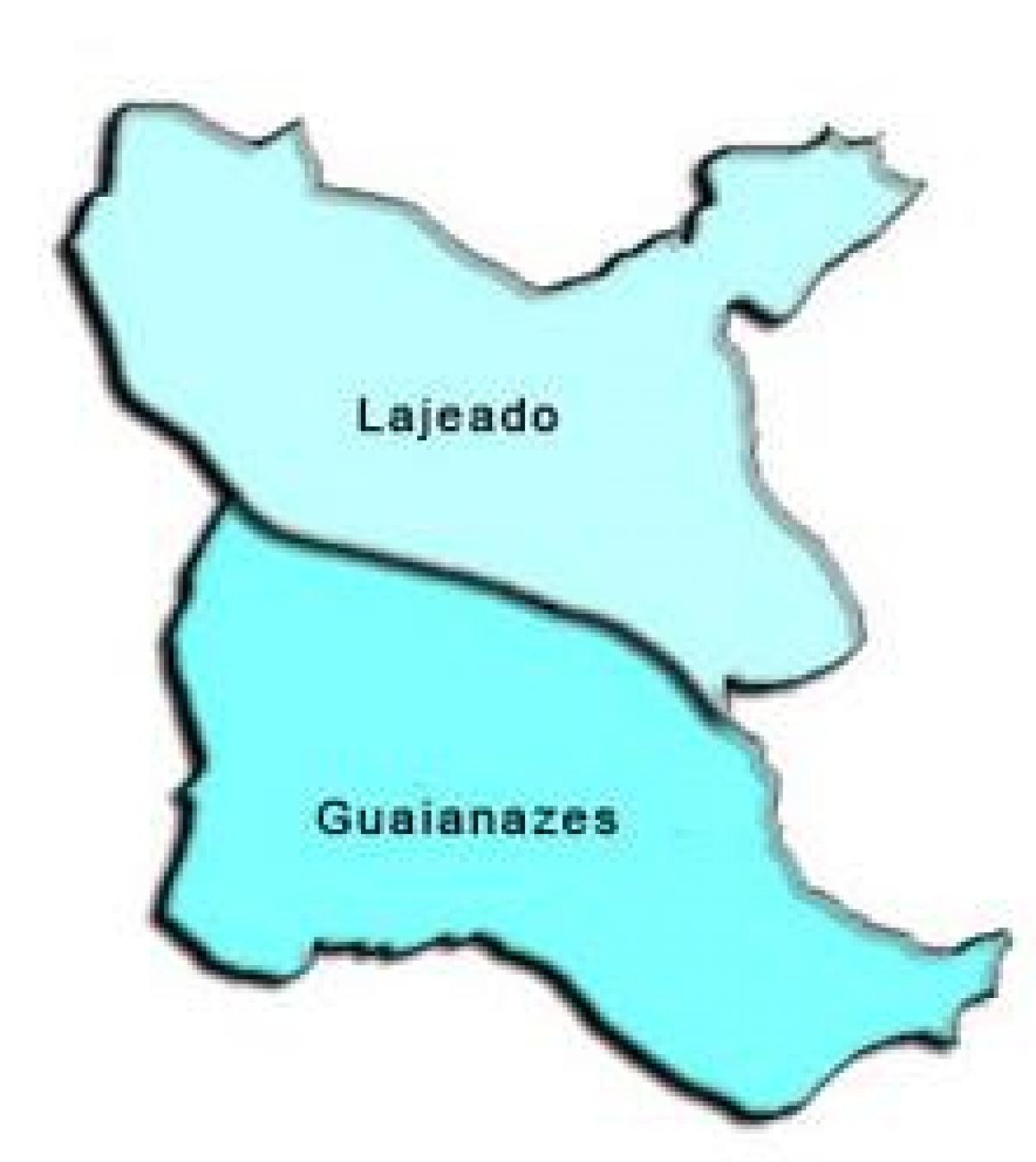 Térkép Guaianases al-prefektúrában