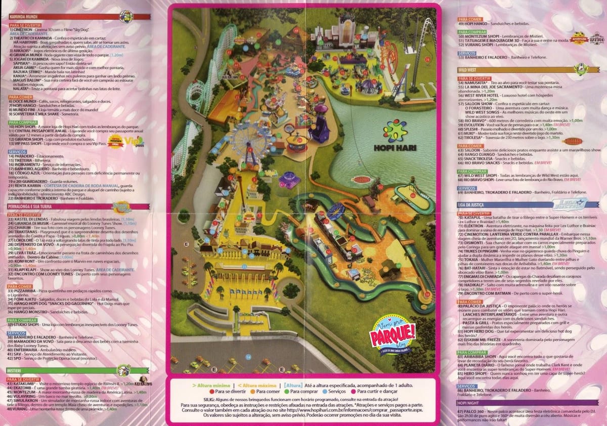 Térkép Hopi Hari