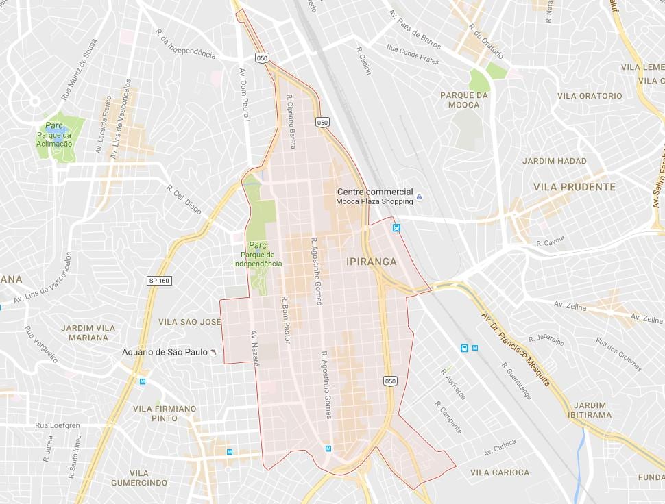 Térkép Ipiranga São Paulo