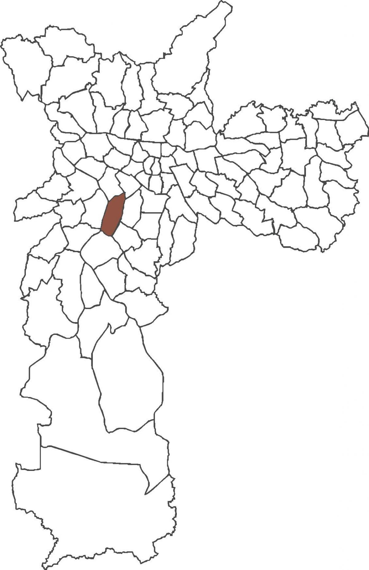 Térkép Itaim Bibi kerület