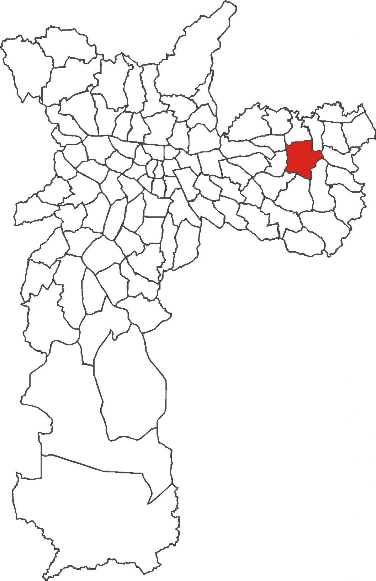 Térkép Itaquera kerület