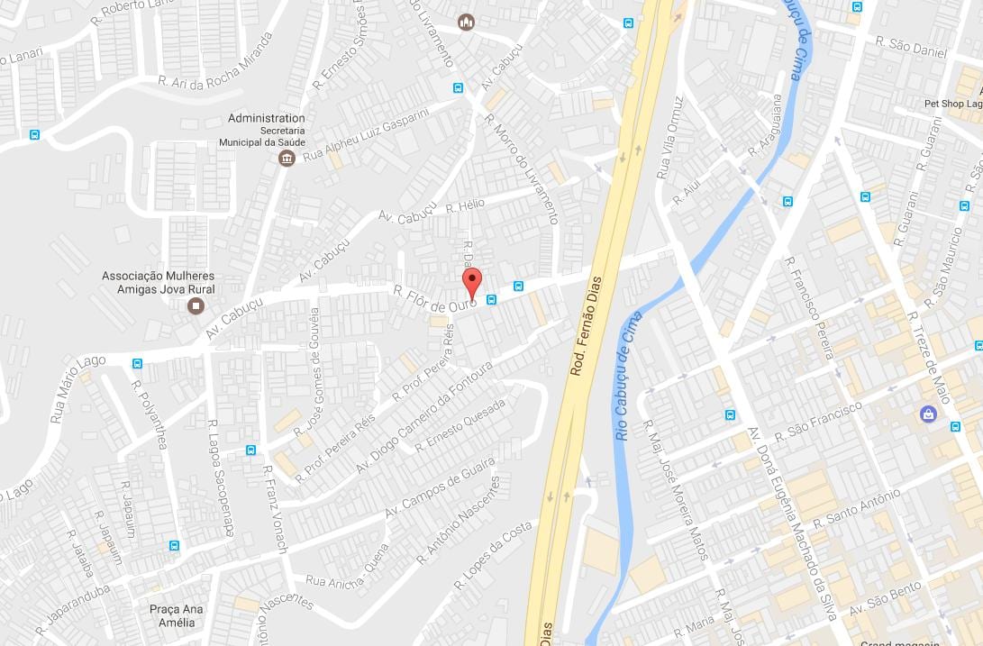Térkép Jaçanã São Paulo