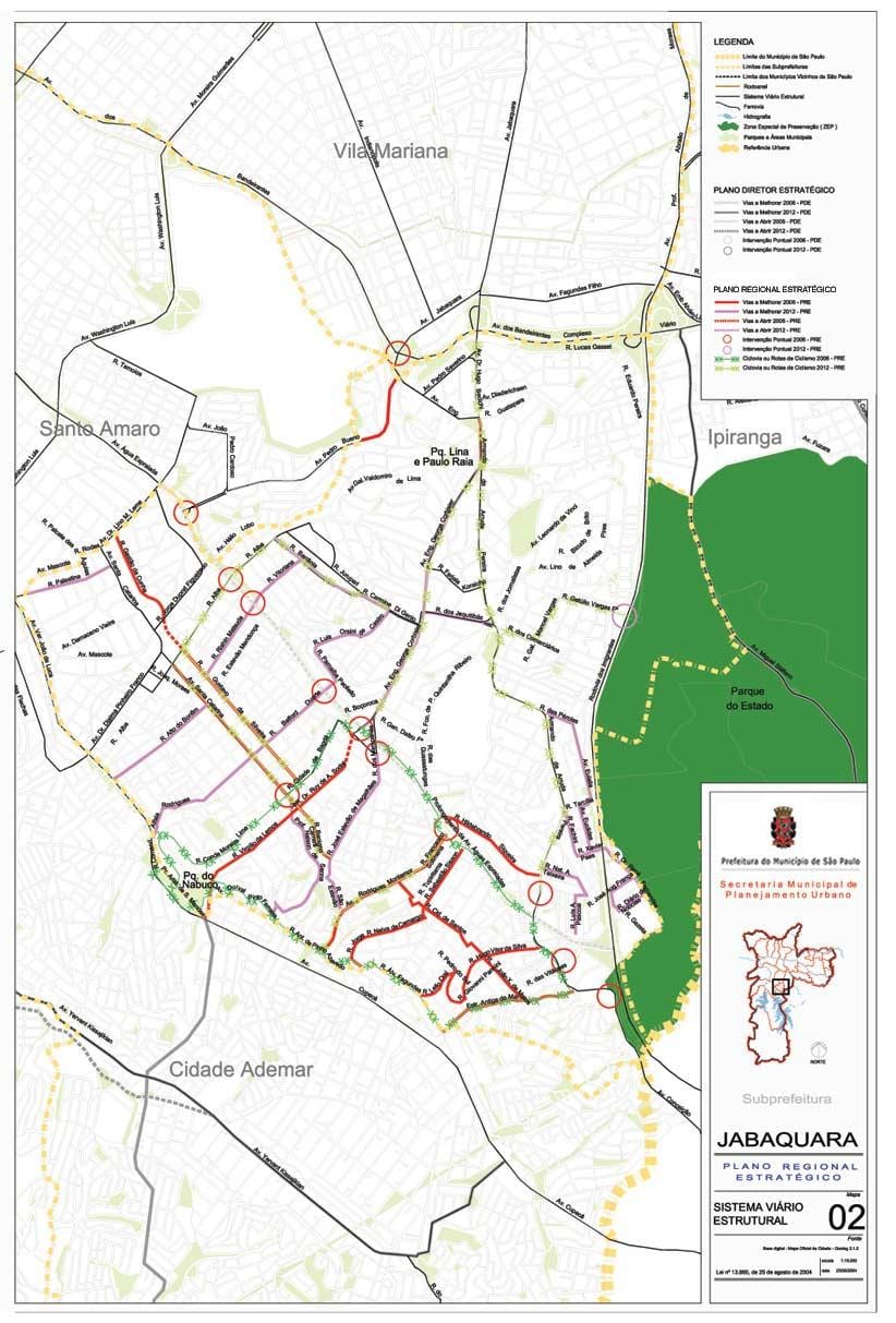 Térkép Jabaquara São Paulo - Utak