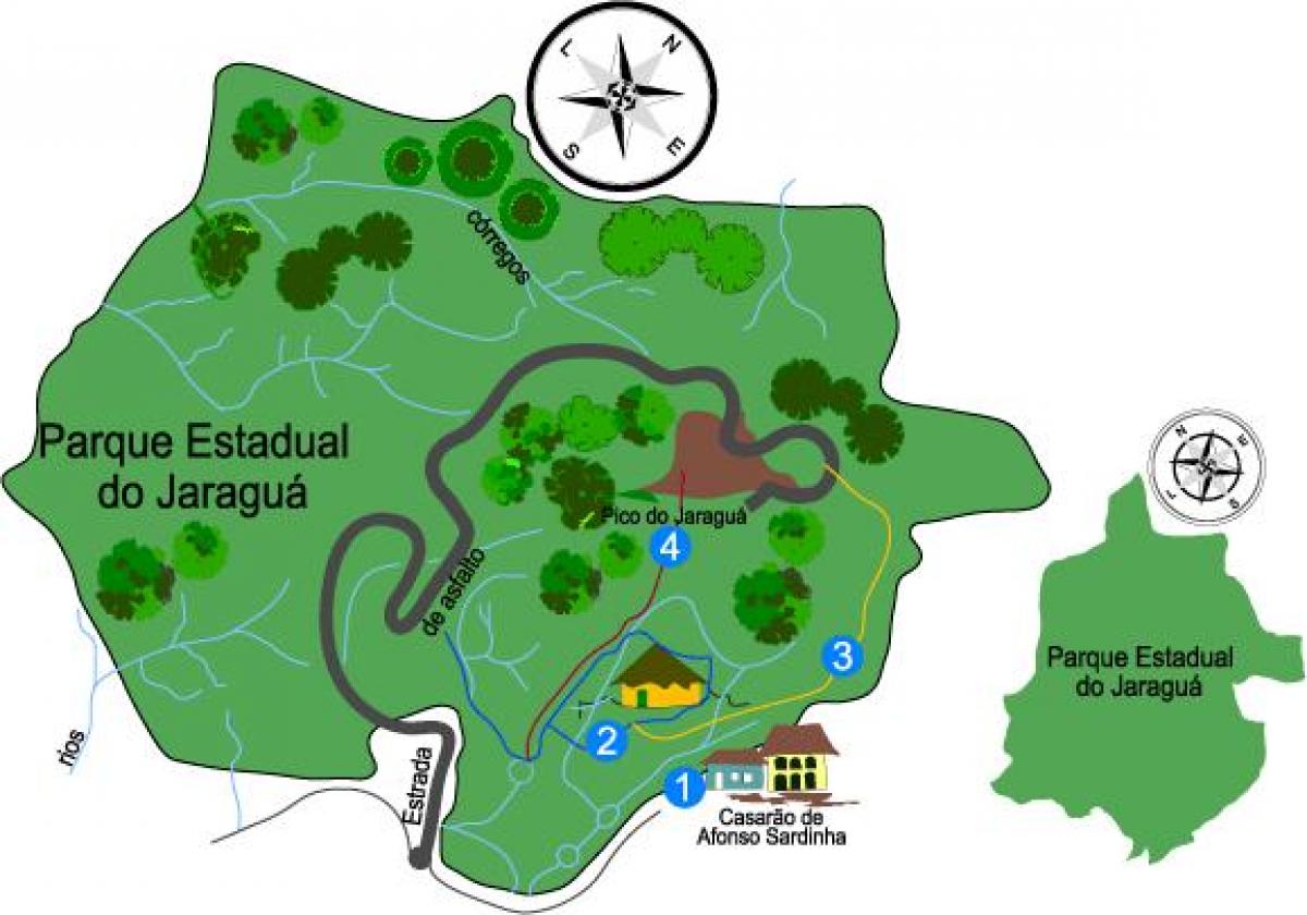 Térkép Jaraguá Park