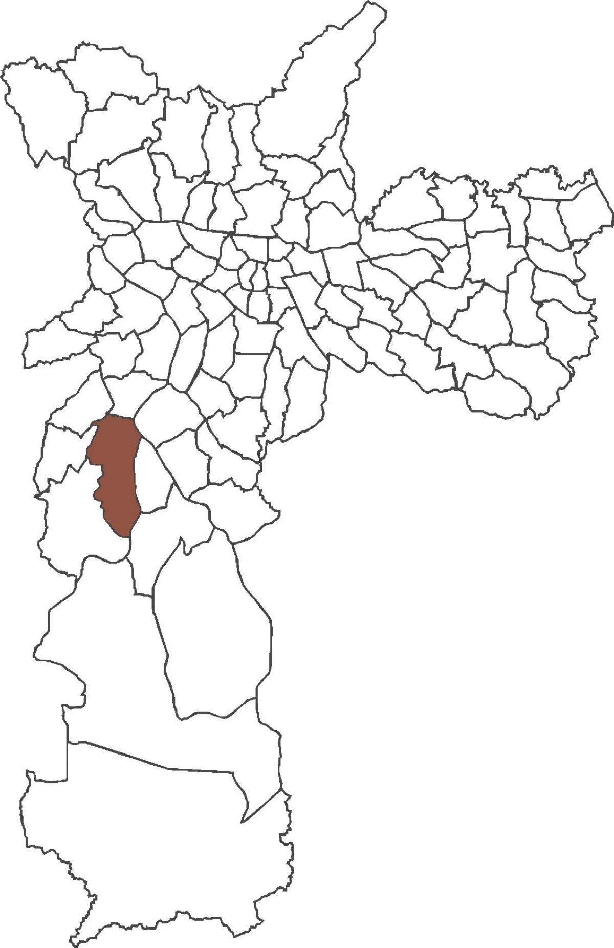 Térkép Jardim São Luís kerület