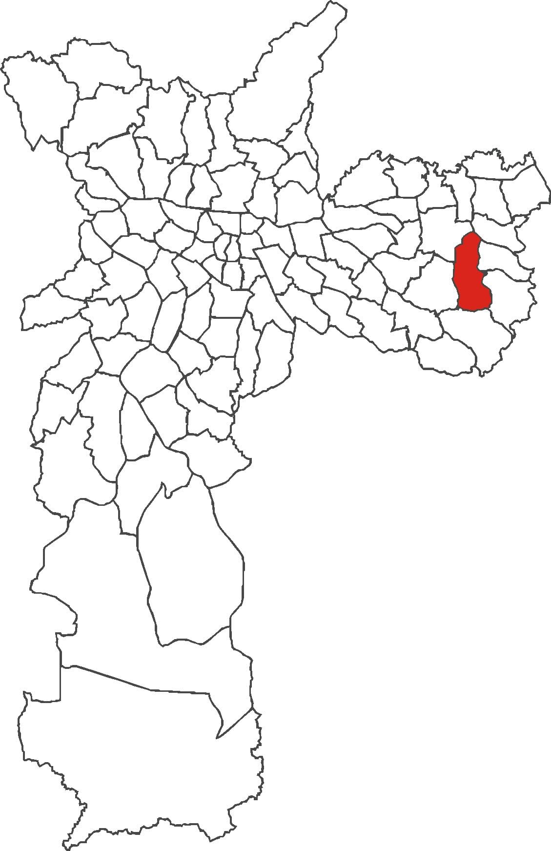 Térkép José Bonifácio kerület