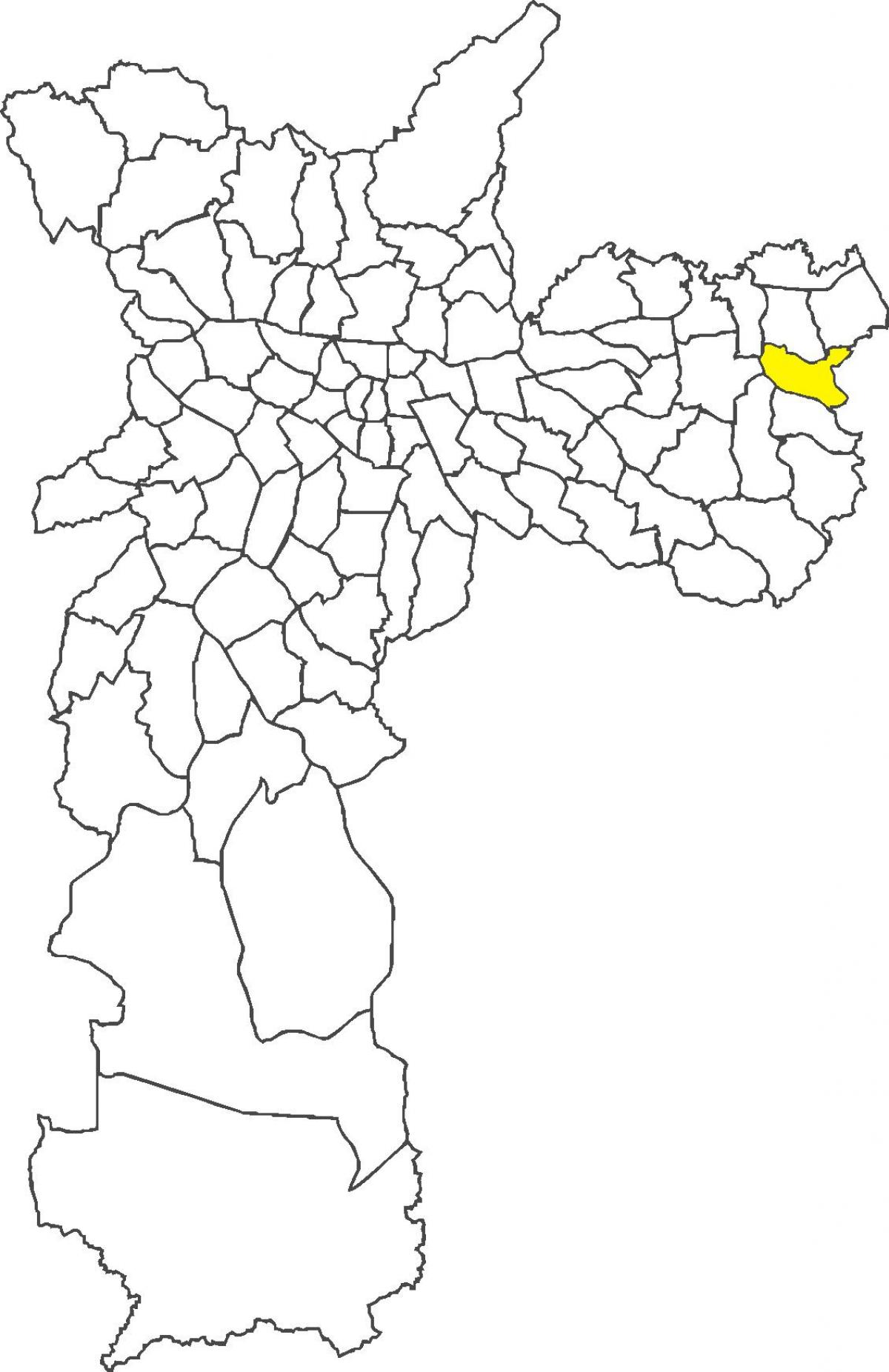 Térkép Lajeado kerület