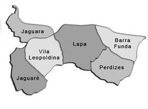 Térkép Lapa al-prefektúrában