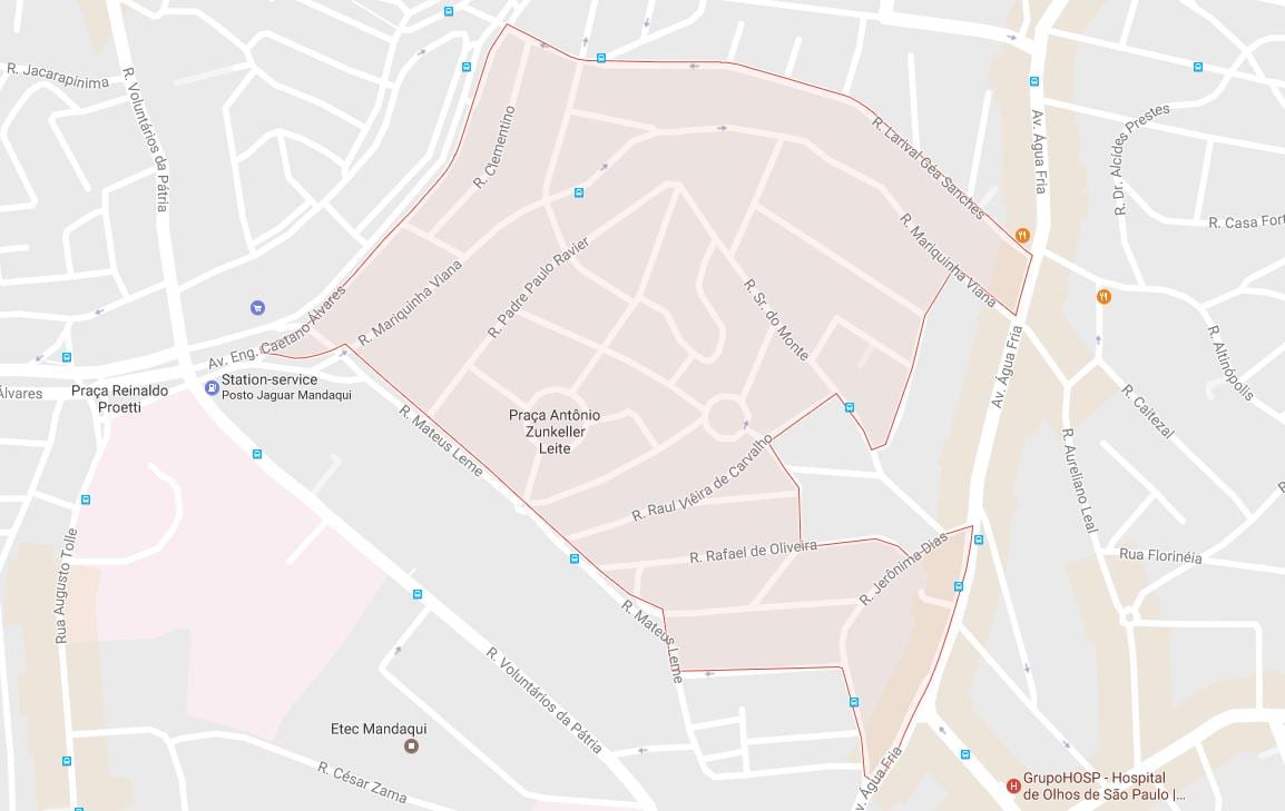 Térkép Mandaqui São Paulo