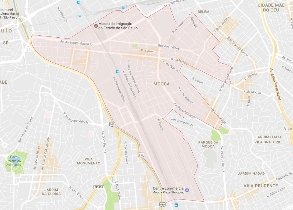 Térkép Mooca São Paulo