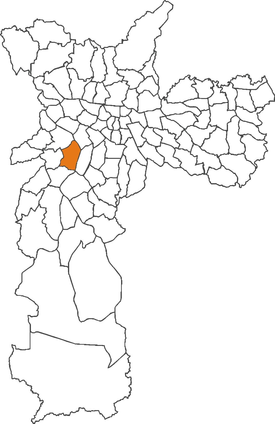 Térkép Morumbi kerület