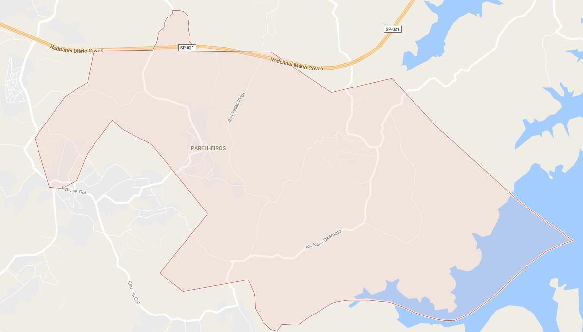 Térkép Parelheiros São Paulo