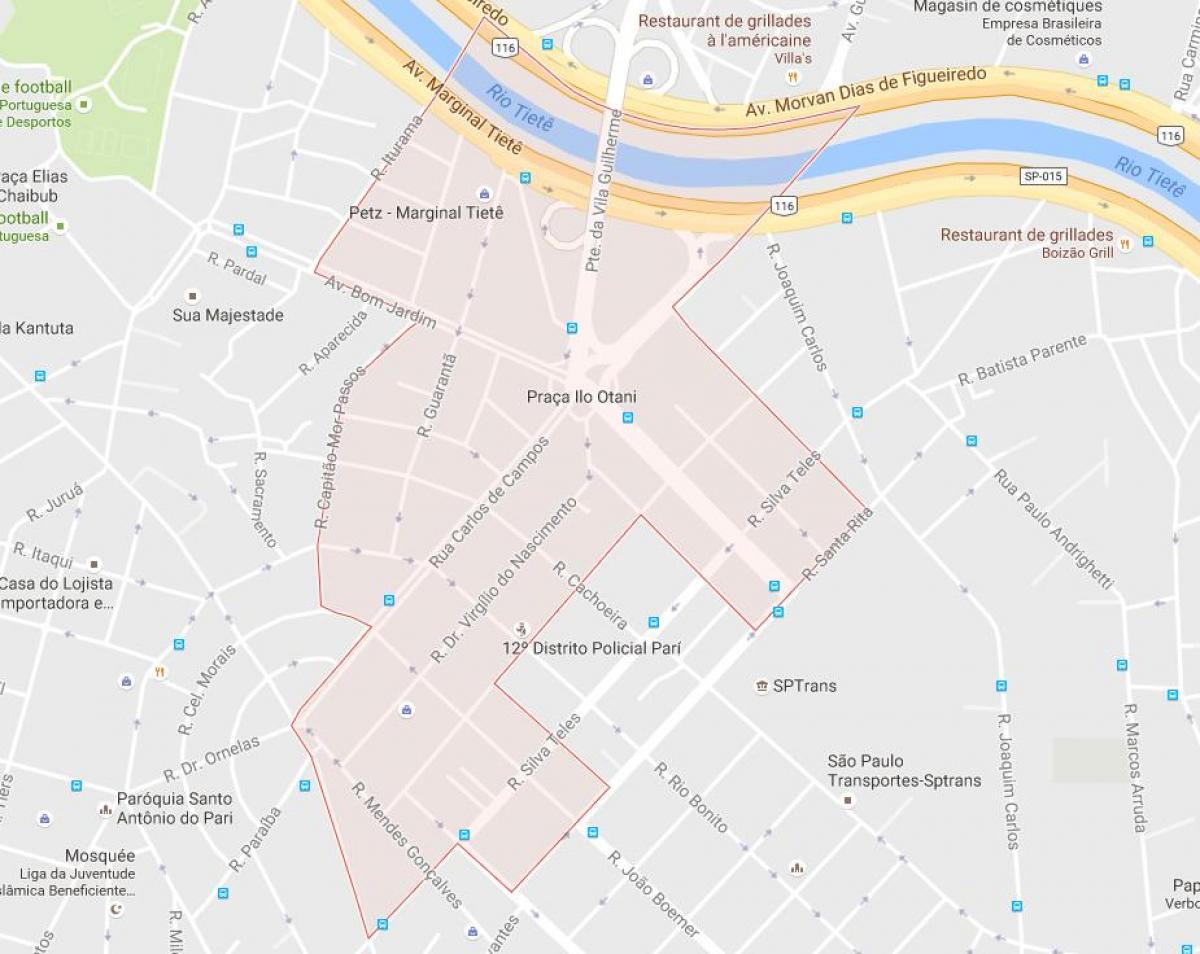 Térkép Pari São Paulo