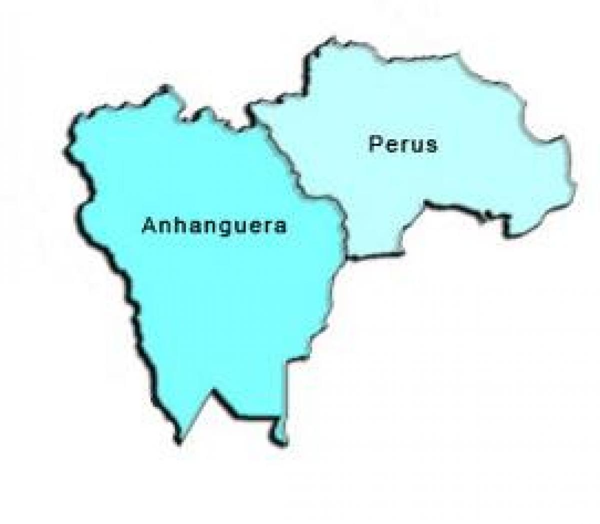 Térkép Perus al-prefektúrában