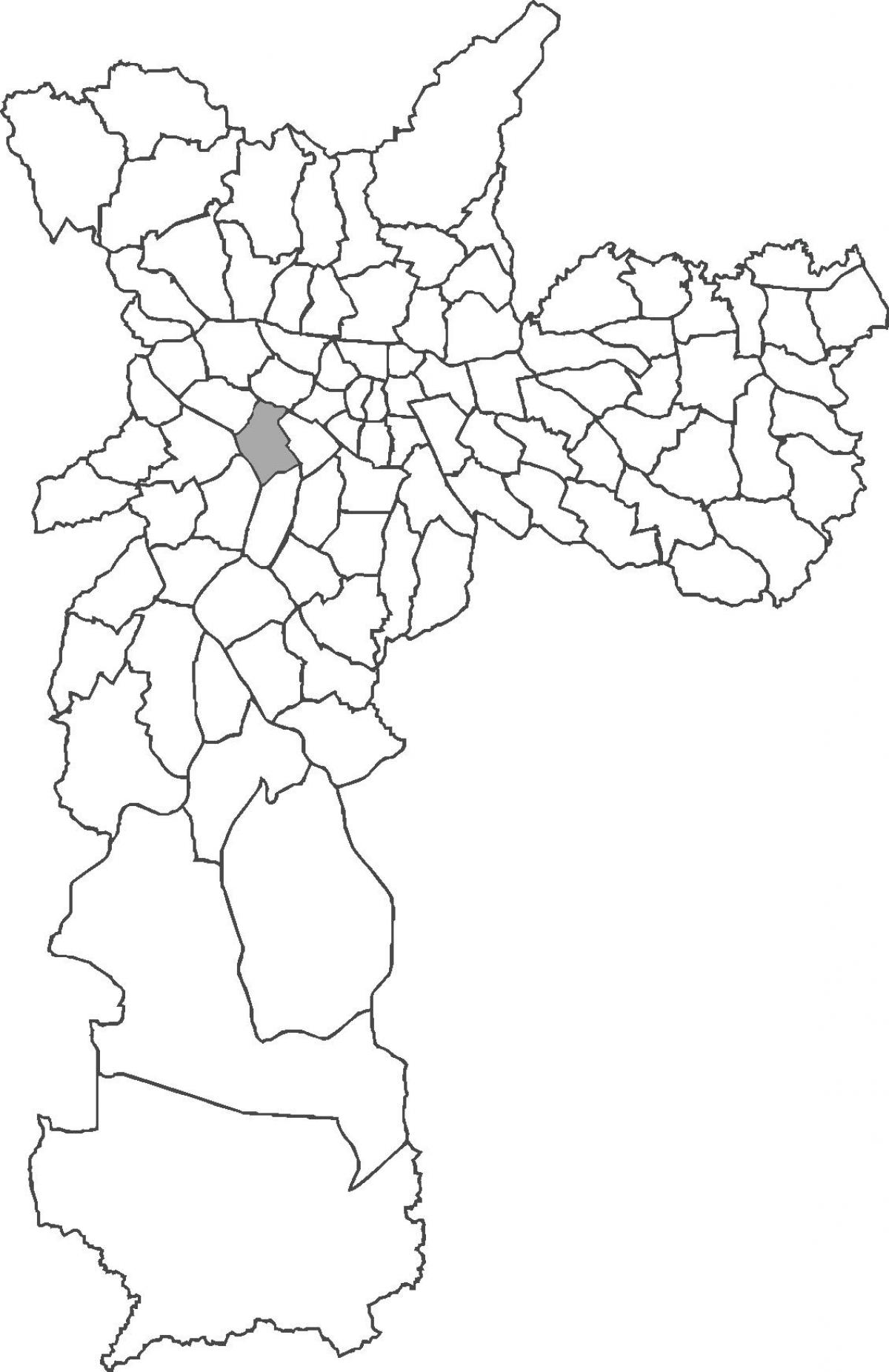 Térkép Pinheiros kerület