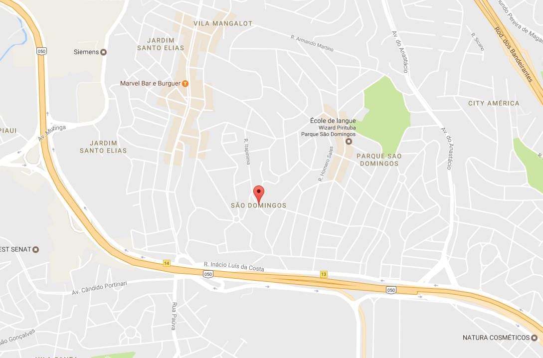 Térkép São Domingos São Paulo