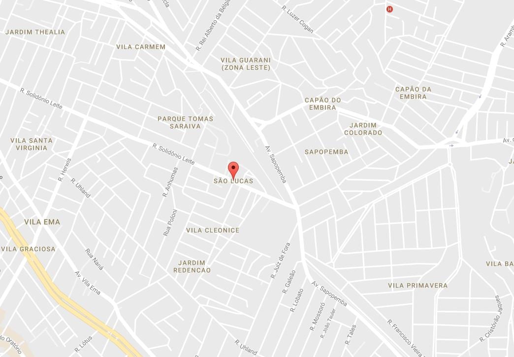 Térkép São Lucas São Paulo