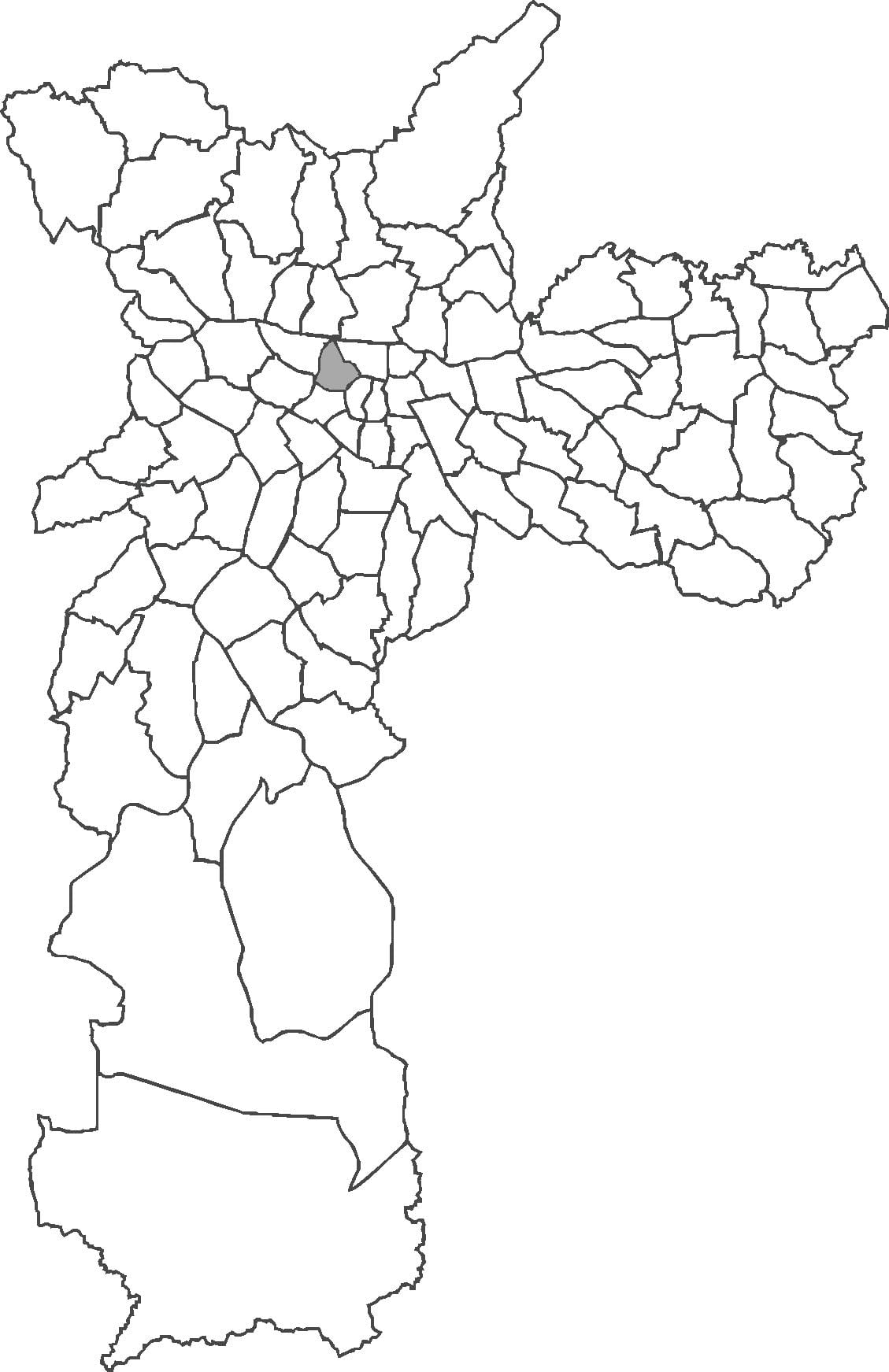 Térkép Santa Cecília kerület