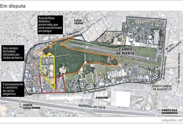 Térkép Sao Paulo Campo de San repülőtér