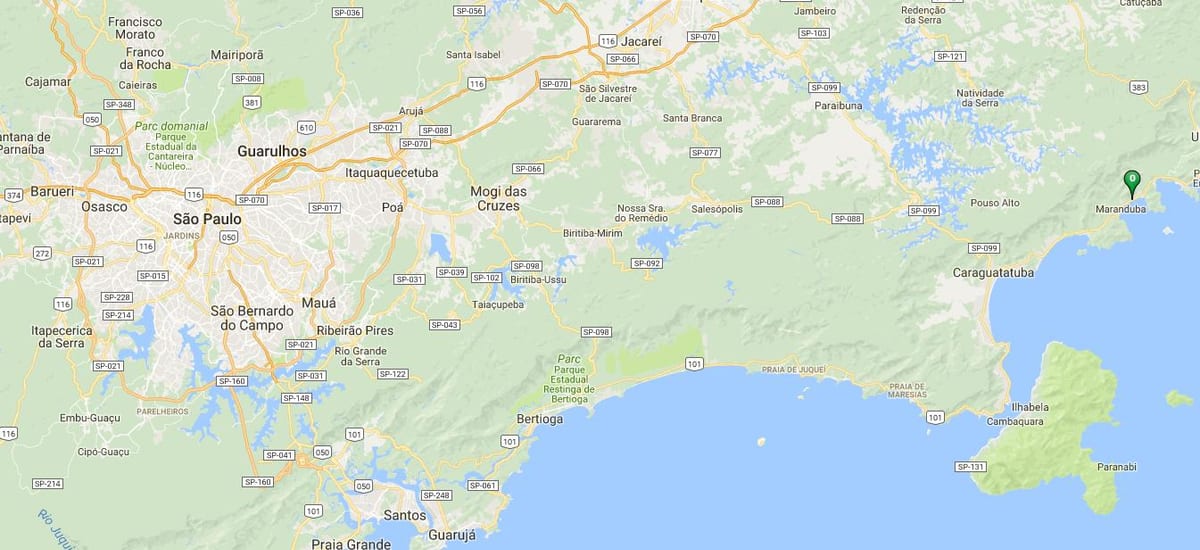Térkép strand Oeste