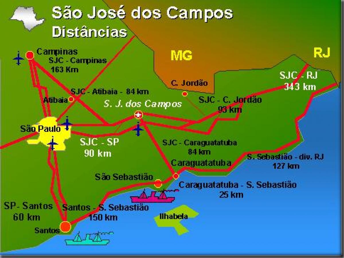 Térkép São José dos Campos repülőtér