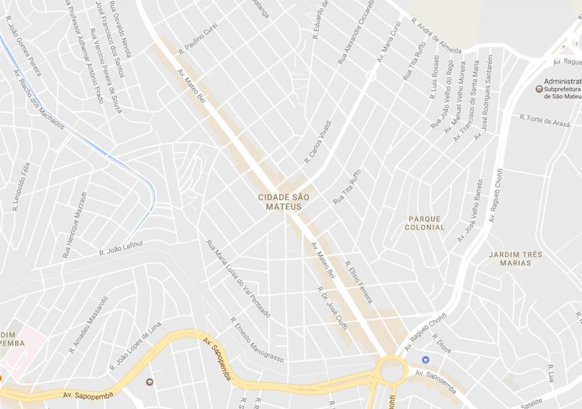 Térkép São mateus-hoz São Paulo