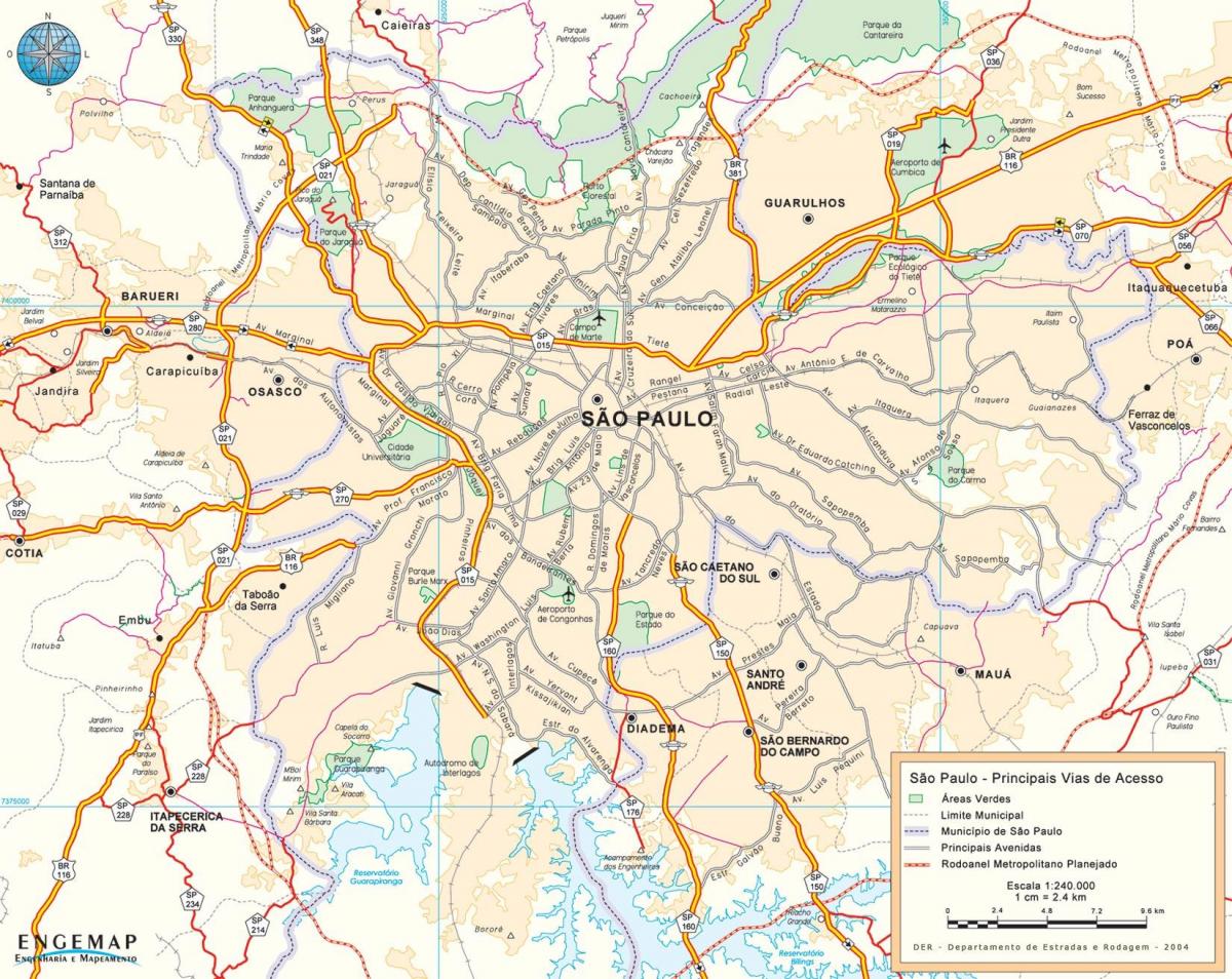 Térkép São Paulo