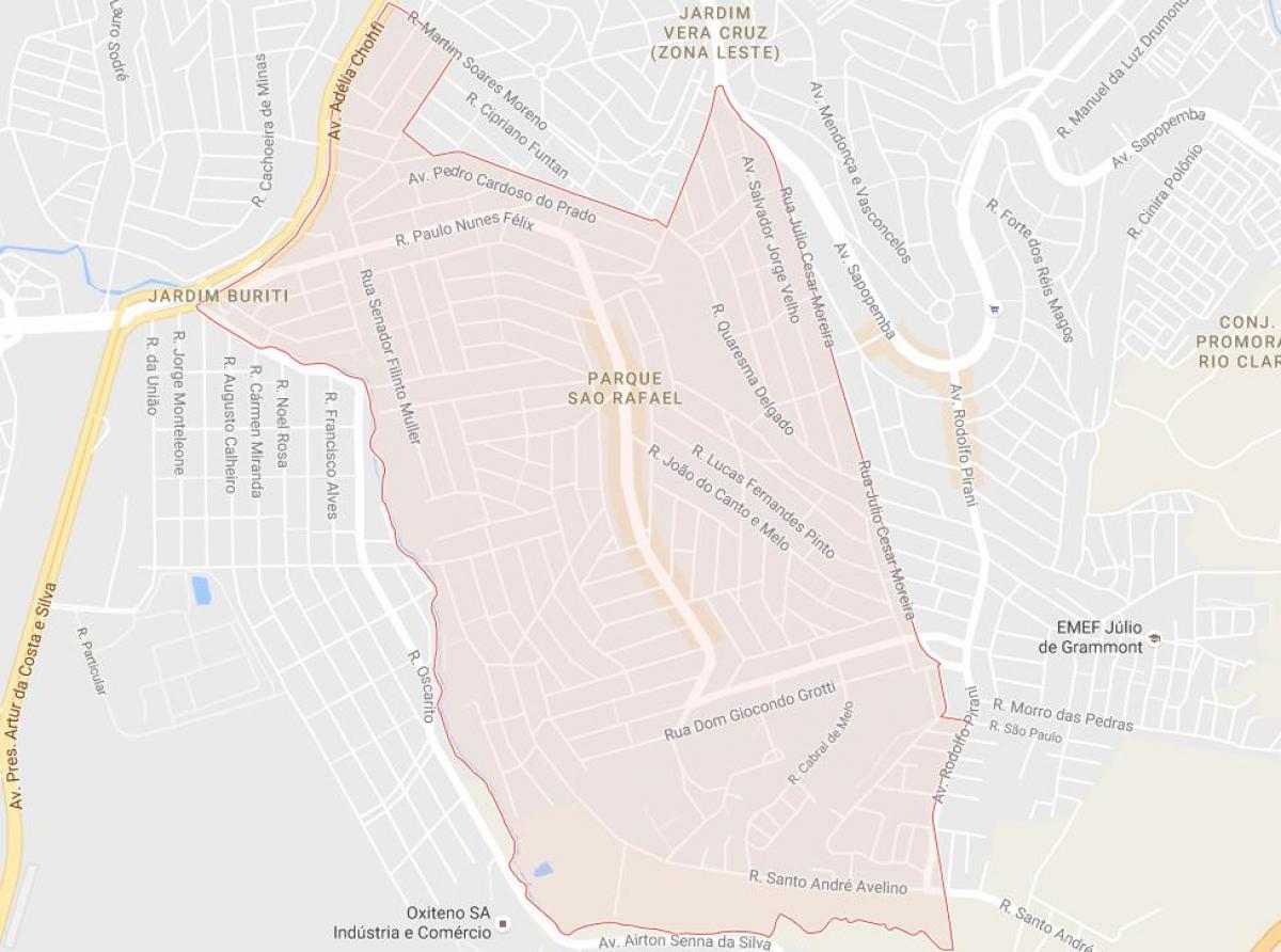 Térkép São Rafael São Paulo