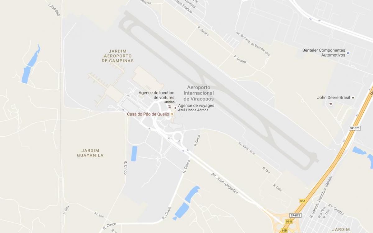 Térkép VCP - Campinas repülőtér