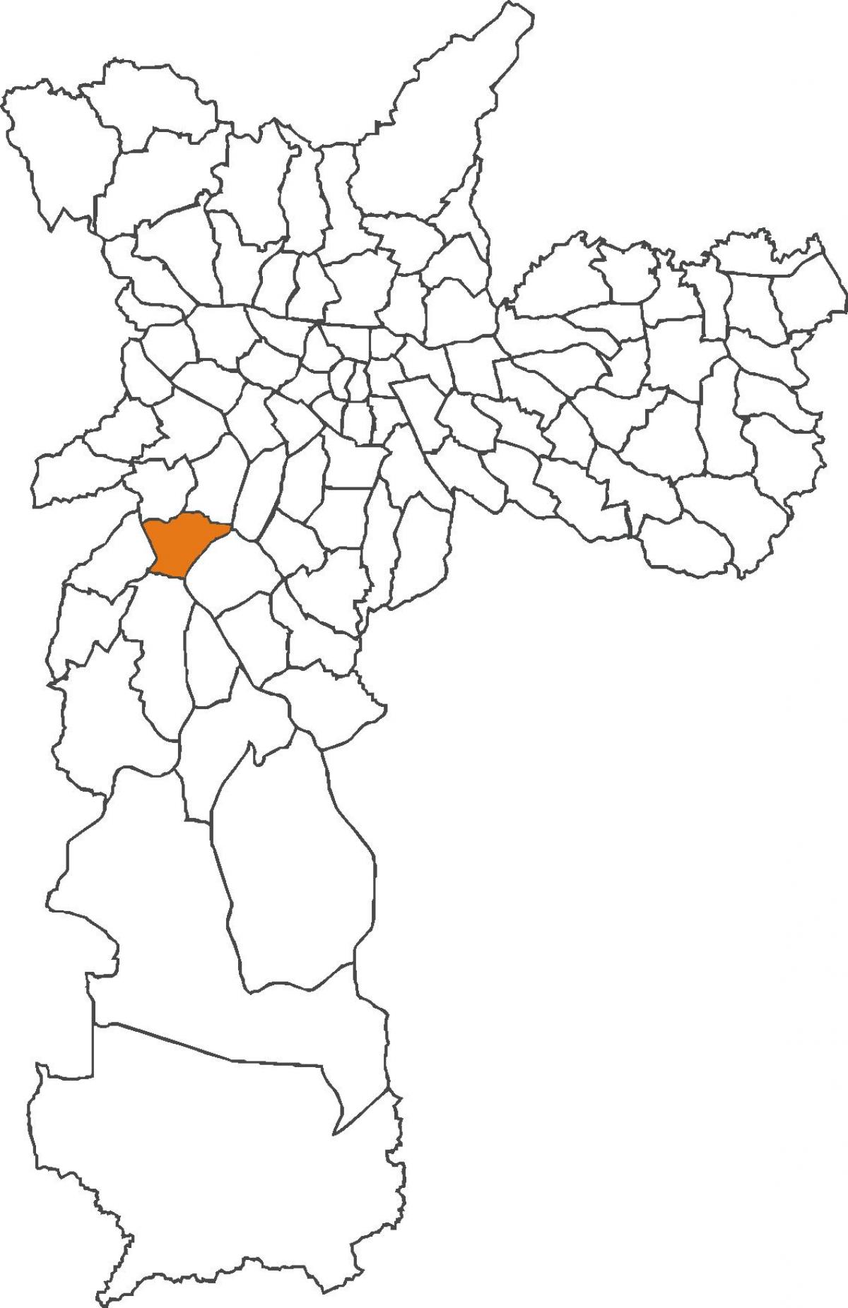 Térkép Vila Andrade kerület