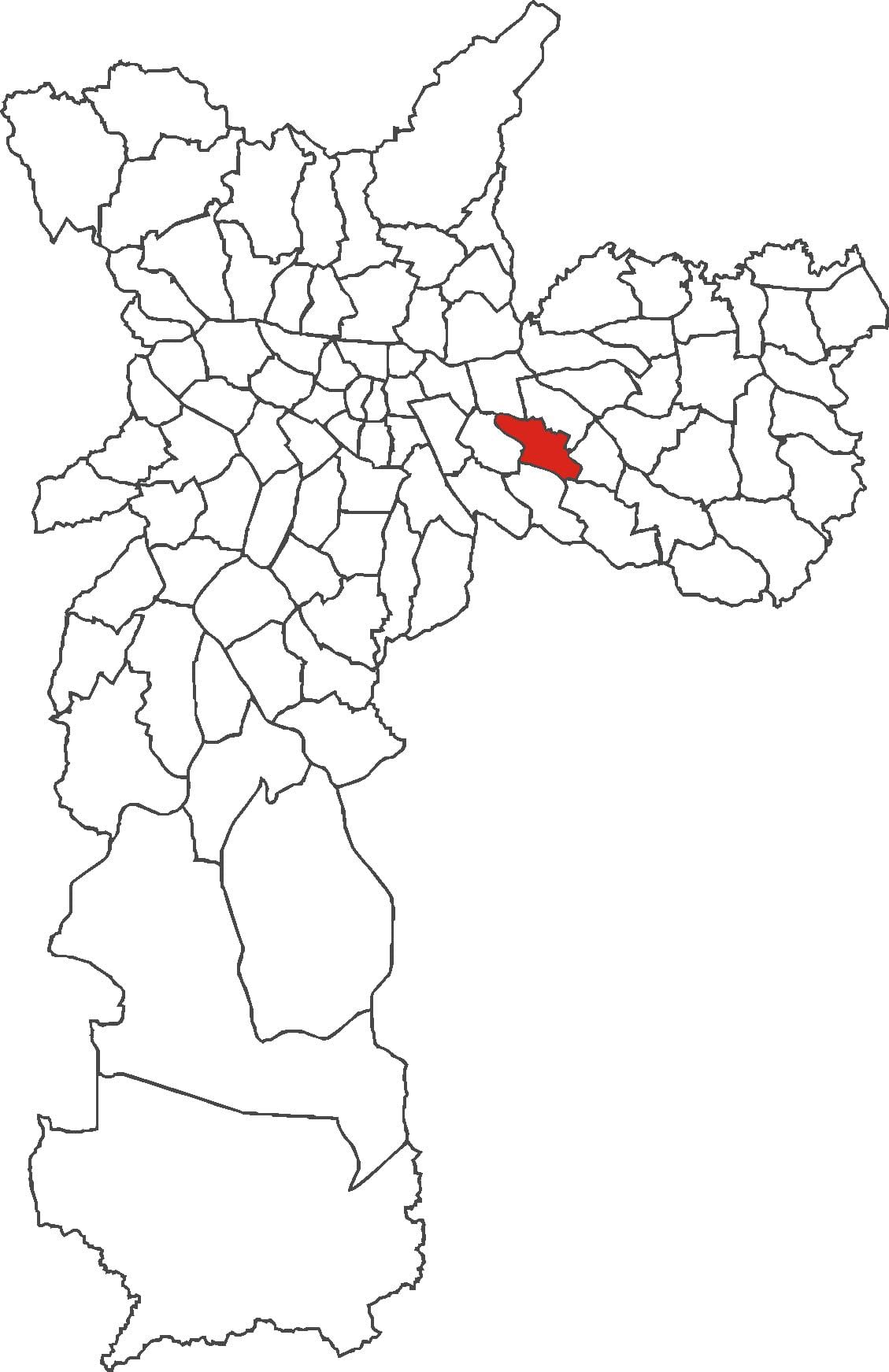 Térkép Vila Formosa kerület