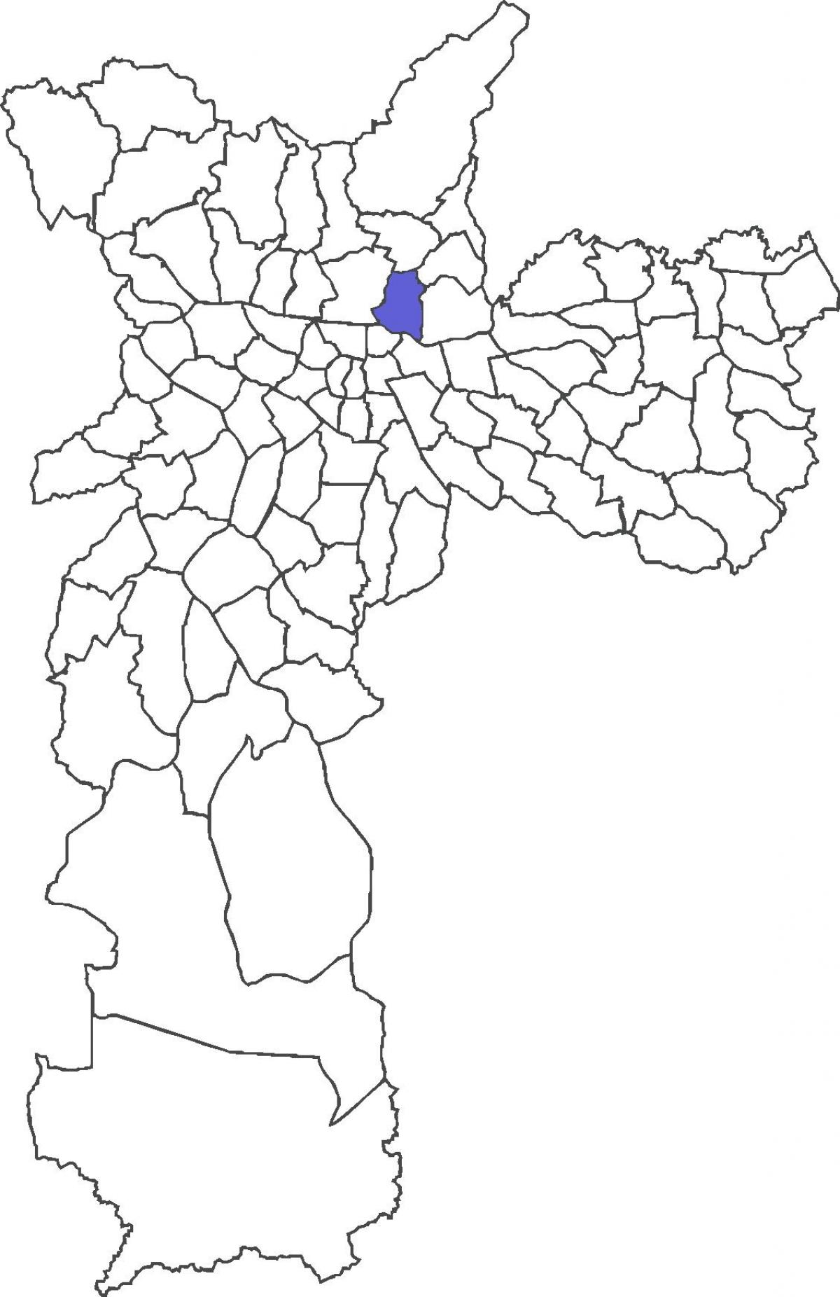Térkép Vila Guilherme kerület