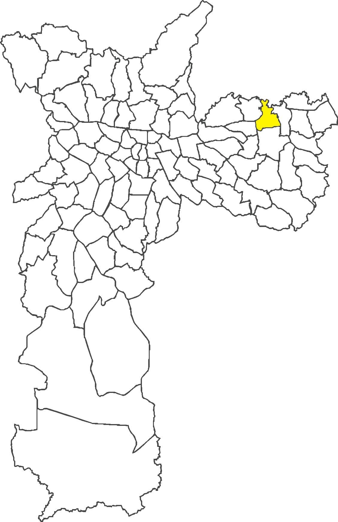 Térkép Vila Jacuí kerület